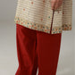Farshi Shalwar - Red
