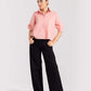 CROPPED PATCH POCKET SHIRT
