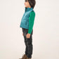 BOYS DEEP BLUE PARACHUTE JACKET