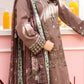 NUSLD3097 Dobby Embroidered Lawn Suit - Unstitched 3Pc