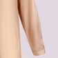 SYNCC BY J. - BEIGE OVERSIZED SHEER BUTTON-DOWN SHIRT