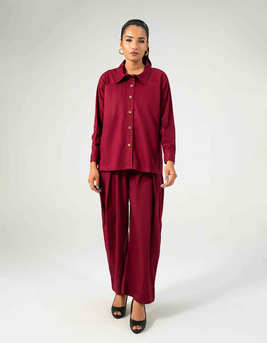 POPLIN POCKETS DETAIL SHIRT