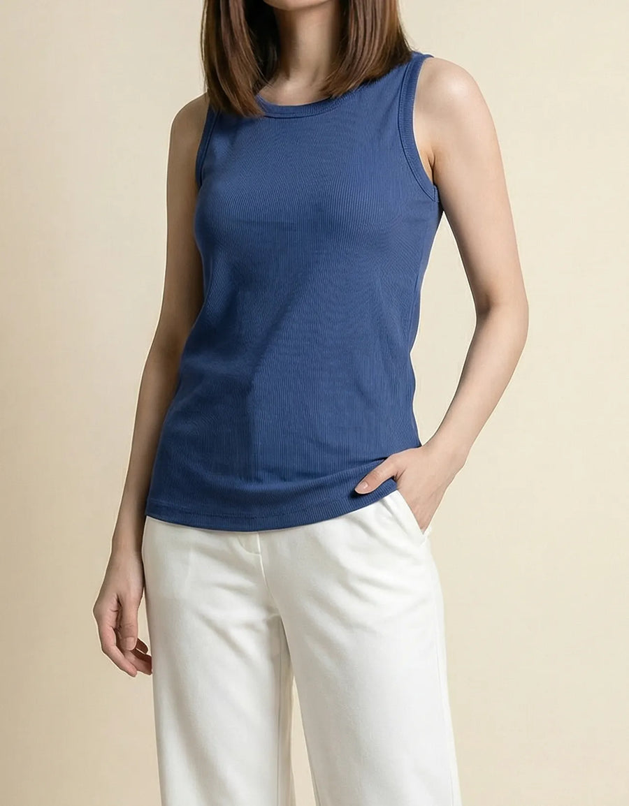 RIBBED TANK TOP
