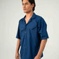 POPLIN FLAP POCKET SHIRT