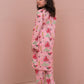 GIRLS BABY PINK LAWN SHIRT & TROUSER