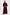 3 Piece - Maroon Velvet Abaya