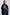 3 Piece - Navy Blue Velvet Abaya