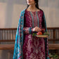 PRINTED EMBROIDERED SUIT