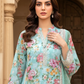 03 Piece Stitched Embroidered with cutwork embroidered chiffon dupatta