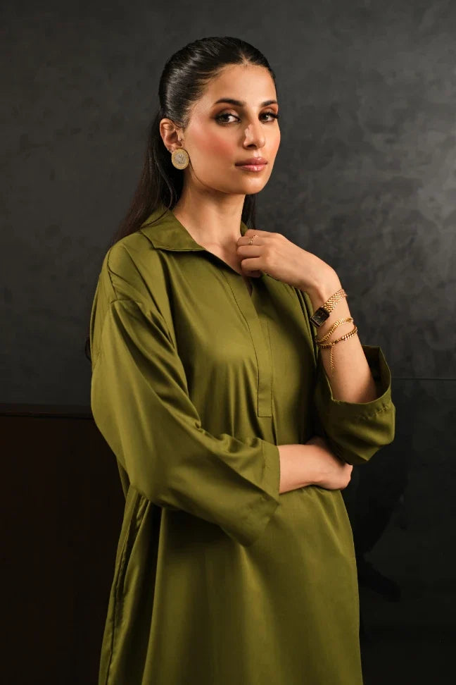 Olive Green Raya Set