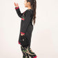 GIRLS BLACK KHADDAR KAMEEZ & SHALWAR
