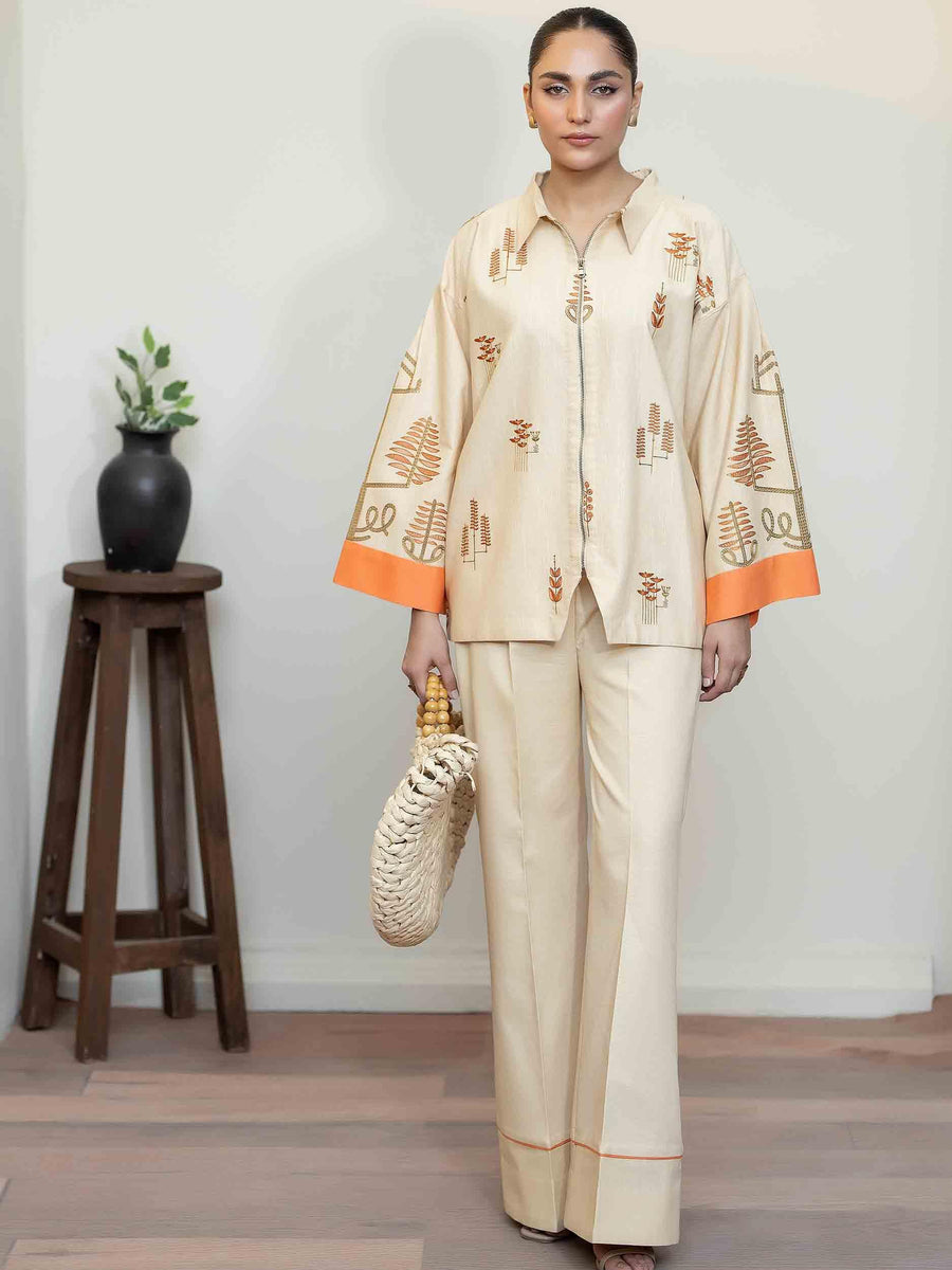 2 PIECE - EMBROIDERED CO-ORD SET
