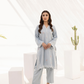 02 Piece Ready to wear  Embroidered Shirt & Trouser