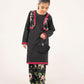 GIRLS BLACK KHADDAR KAMEEZ & SHALWAR