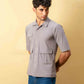 MEN’S BOXY FIT FLAP POCKETS SHIRT