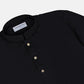 Black Cotton Kurta with White Trouser - Kids