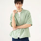 MUSLIN OVERSIZED PATCH POCKET OVERSHIRT