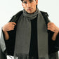Cashmere Stole - Stormy Grey