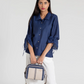 DRAWSTRING SLEEVE SHIRT