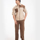 WAFFLE TEXTURED RELAXED PANTS