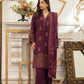 03 Piece Stitched Textured Pearl Printed Marina