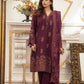 03 Piece Stitched Textured Pearl Printed Marina
