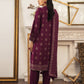 03 Piece Stitched Textured Pearl Printed Marina