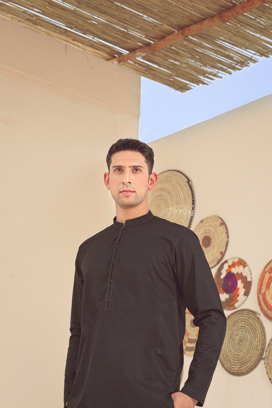 1PC STITCHED BLACK KURTA IST-80