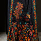 3 Piece - Black Silk Velvet Abaya