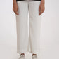 TEXTURED WIDE LEG PANTS