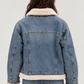 CONTRAST TRIM DENIM JACKET