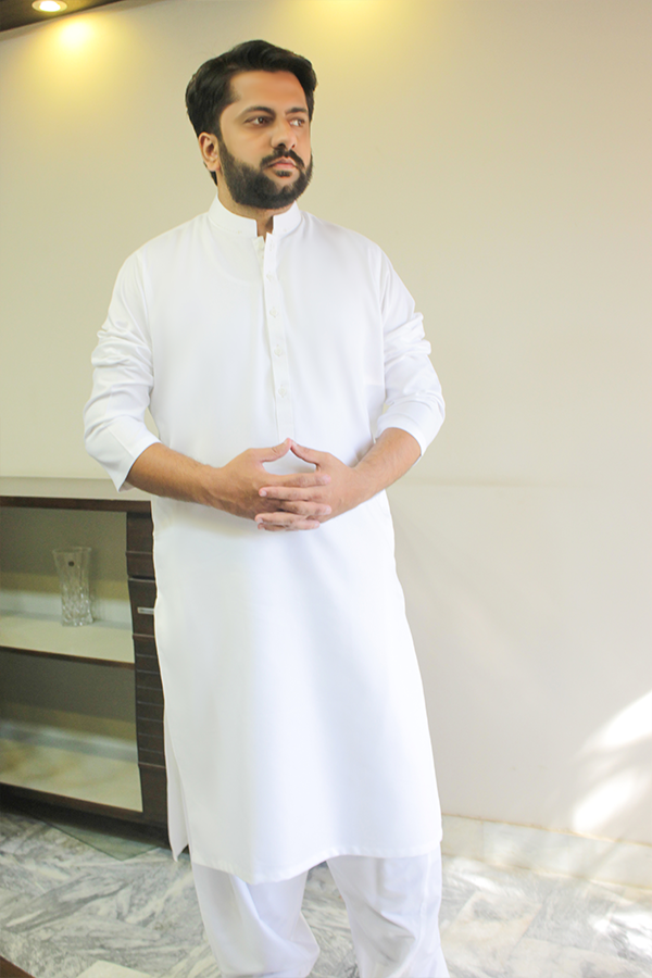 1 Piece White Kurta
