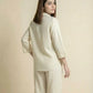LINEN INVERTED PLEAT TOP
