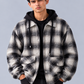 MONTERO CHECK JACKET - Black