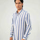 STRIPED COLLARED SHIRT