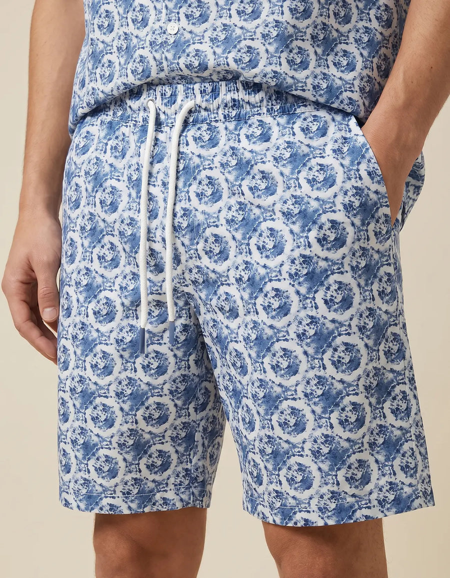 MEN'S PRINTED COTTON SHORTS