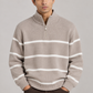 ASTOR HALF-ZIP KNIT - Beige