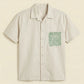 POPLIN PRINTED POCKET SHIRT