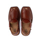 Rust Leather Peshawari Sandal - PMC30