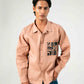 POPLIN PRINTED POCKET SHIRT