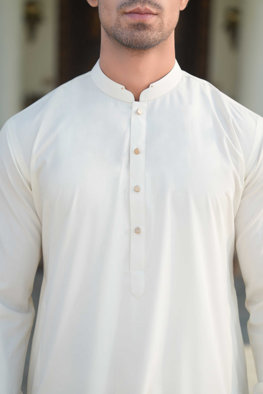 Stitched Shalwar Kameez (SPSB11) Off White