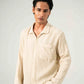TEXTURED SHIRT WITH POCKET