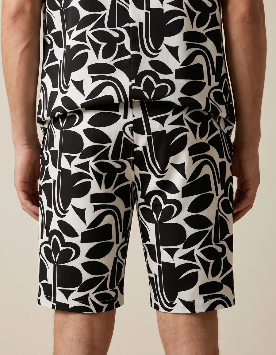 MEN'S PRINTED COTTON SHORTS