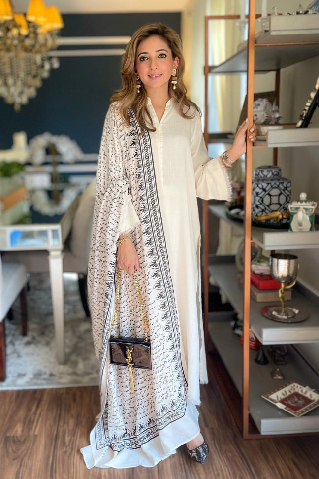 White Sitaray Odhni