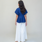 PLEATED PEPLUM SHIRT