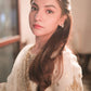 rang-e-bahar Zari organza Peach White 4Pc suit white-crown-S