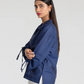 DRAWSTRING SLEEVE SHIRT