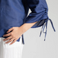 DRAWSTRING SLEEVE SHIRT