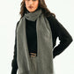 Cashmere Stole - Stormy Grey