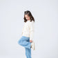 Girls Off-white Corduroy Jacket